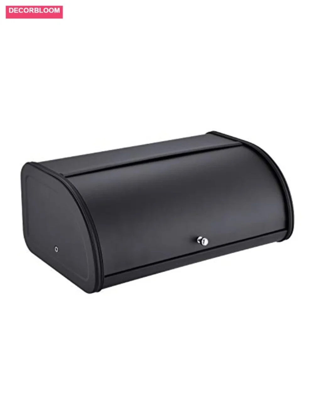 Stainless Steel Bread Box with Roll Up Lid for Kitchen Counter Storage, Bread